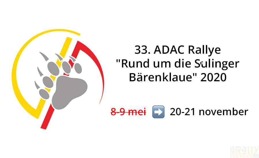 Sulingen Rallye verzet naar 20 & 21 november