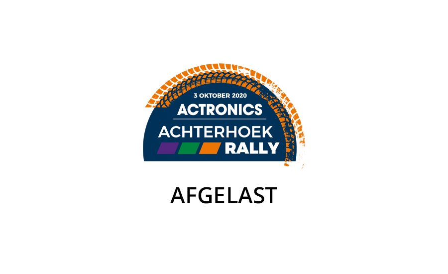 ACtronics Achterhoek Rally afgelast