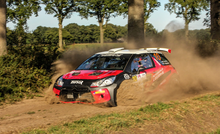 Teleurstelling met lichtpuntjes voor Leemans in Vechtdal Rally