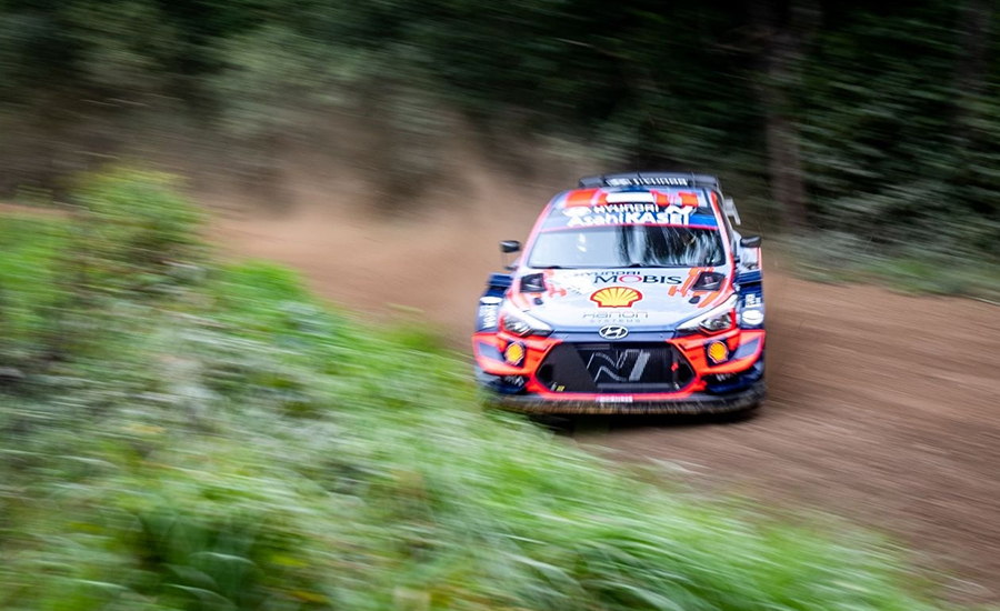 WRC Estland: Hyundai 1-2-3 na eerste boucle
