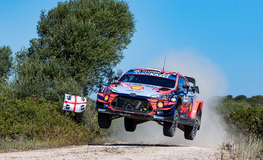 Wereldkampioen Tänak aan de start van South Belgian Rally