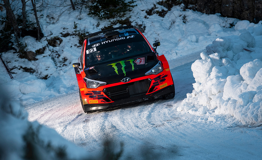 Oliver Solberg met WRC in Arctic Rally Finland
