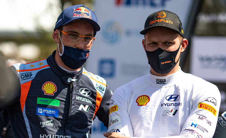 Neuville en Tänak verlengen Hyundai contract