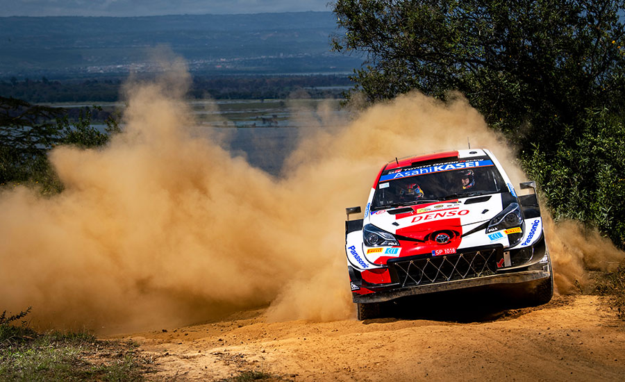 Ogier leidt Toyota 1-2 in shakedown WRC Safari Rally