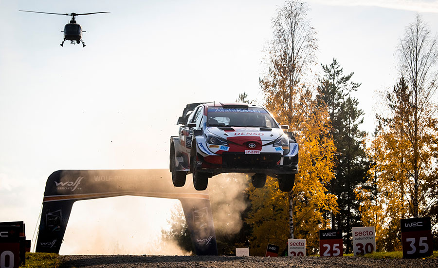 Evans pakt overwinning in WRC Rally Finland