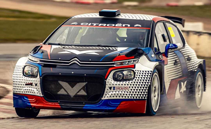 Jos Verstappen aan de start in Drenthe Rally