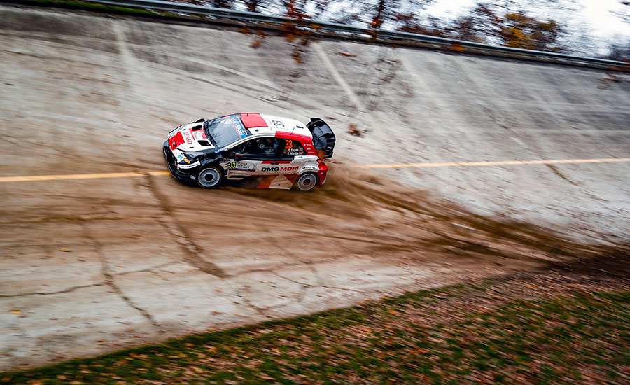 Evans nipt leider na dag 1 WRC Rally Monza
