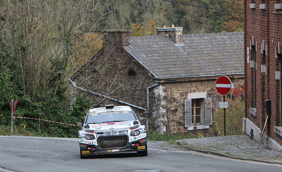Lefebvre wint Condroz Rally 2021 Citroën C3 Rally2 Rallye du Condroz Huy