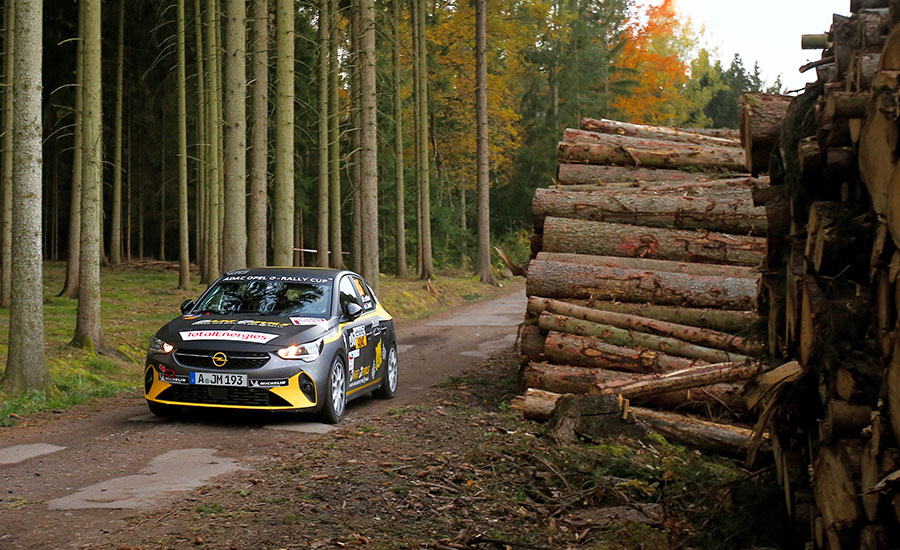 Van der Marel op podium in eindklassement Opel e-Rally Cup