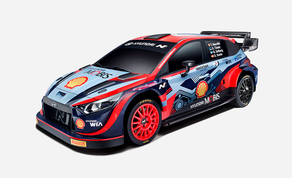 Hyundai onthult kleuren i20 N Rally1 WRC 2022