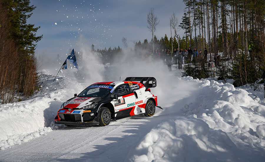 Rovanperä leider na dag 2 in WRC Rally van Zweden