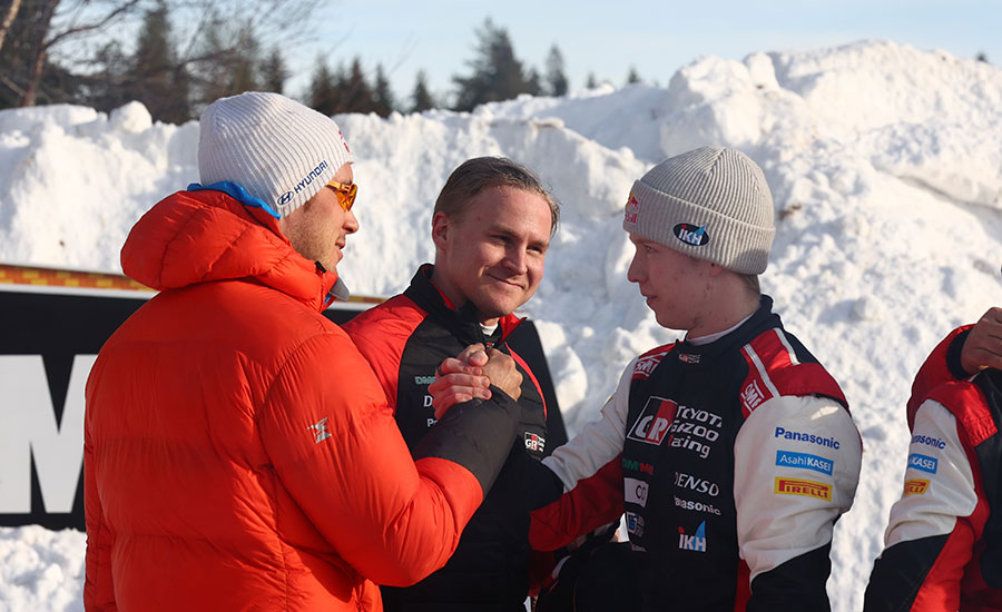 Rovanperä pakt winst in Rally Zweden, Neuville tweede