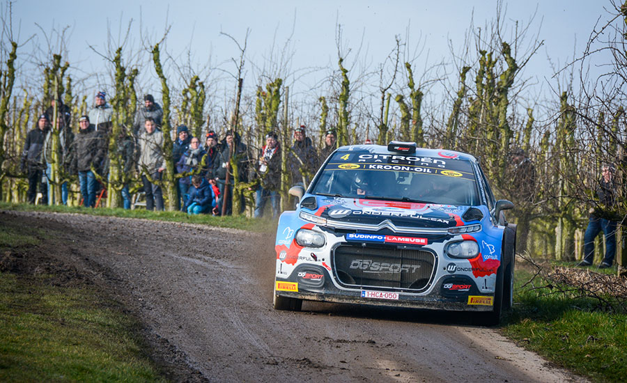 Sterk deelnemersveld met 18 Rally2-auto's in South Belgian Rally