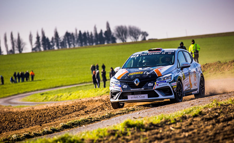 Dhaene voor het eerst met Clio Rally5 in België tijdens TAC Rally