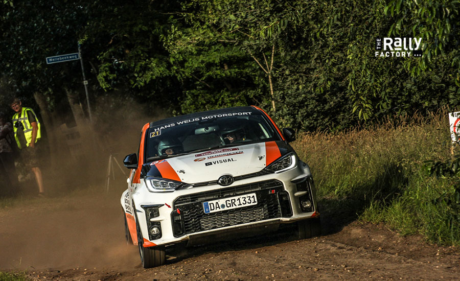 Het gaat er heet aan toe in GR Yaris Challenge tijdens Vechtdal Rally