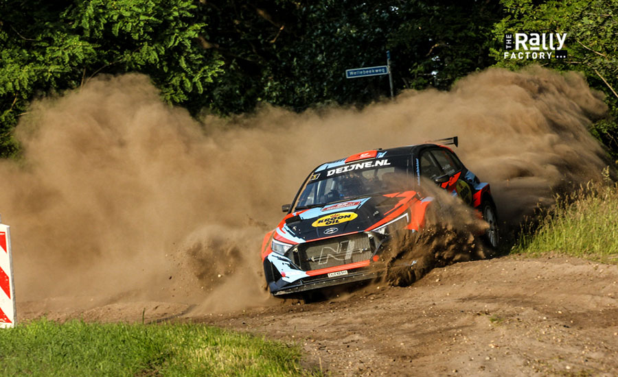 Pech voorkomt topklassering Van Deijne in Vechtdal Rally