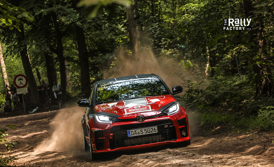 Vechtdal Rally: Geslaagd debuut Eertink in GR Yaris Challenge