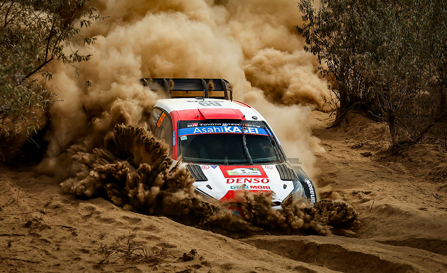 WRC Kenia Safari Rally Rovanperä leidt Toyota 1-2-3 na vrijdag