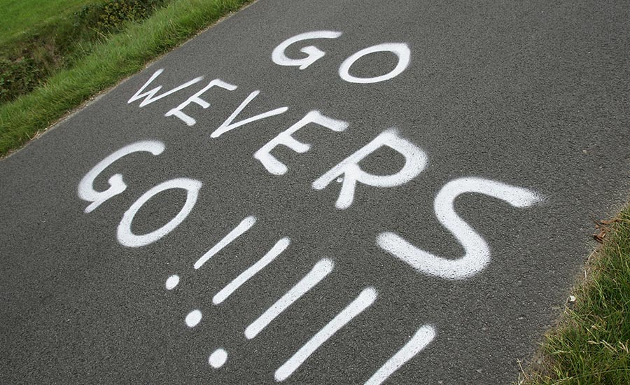 Erik Wevers aan de start in Hellendoorn Rally 2022