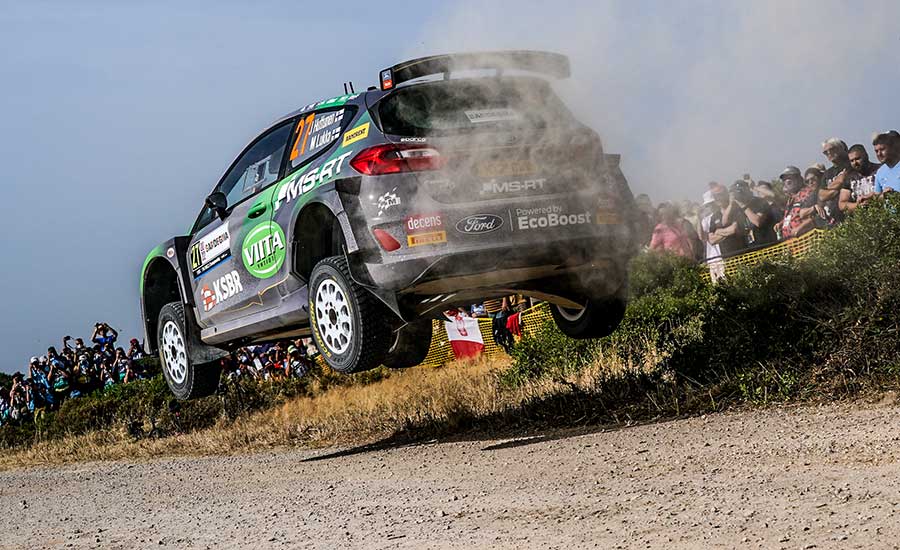 Huttunen met Ford Puma Rally1 in WRC Rally Finland