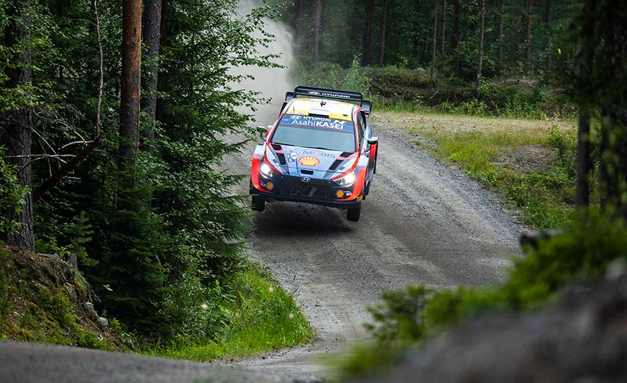 WRC Rally Finland: Tänak leidt voor Lappi - Game over voor Solberg