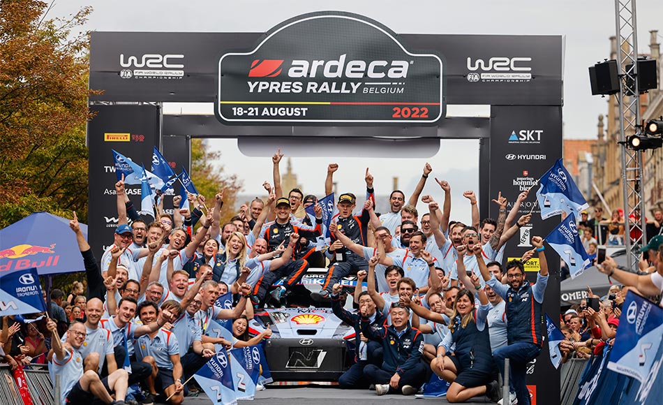 WRC Ypres Rally Belgium: Tänak pakt tweede winst op rij in Ieper