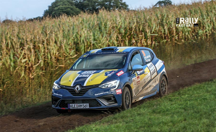 Van de Laar snelste in Clio Trophy tijdens Hellendoorn Rally