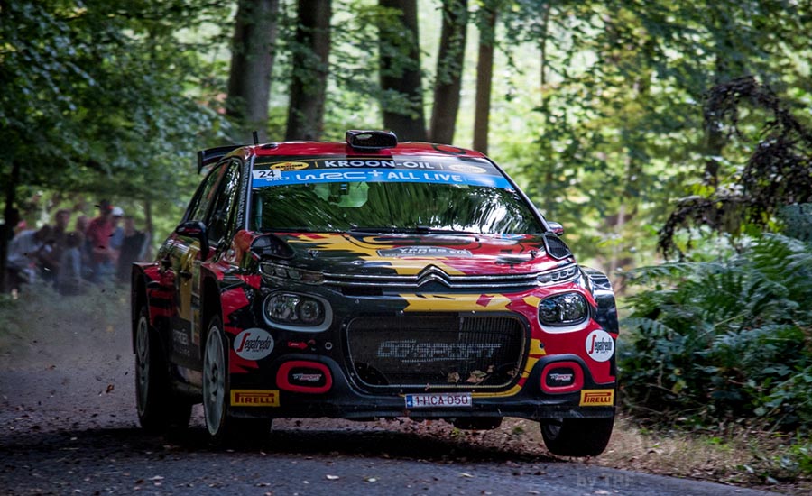 Ypres Rally WRC2-winnaar Lefebvre aan de start in Hellendoorn Rally