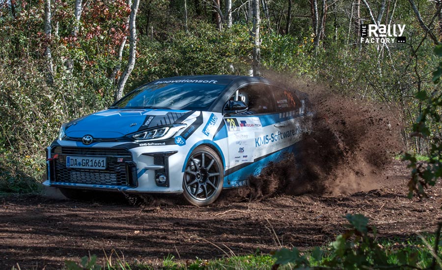 Knappe tweede plaats voor Eduard Eertink in GR Yaris Challenge tijdens Twente Rally