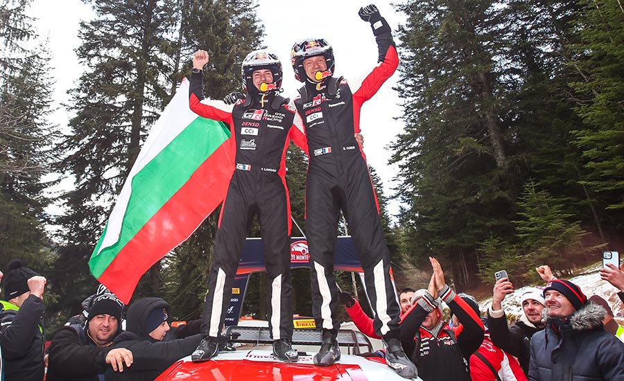 WRC Rallye Monte Carlo: Ogier houdt Rovanperä af en pakt recordzege