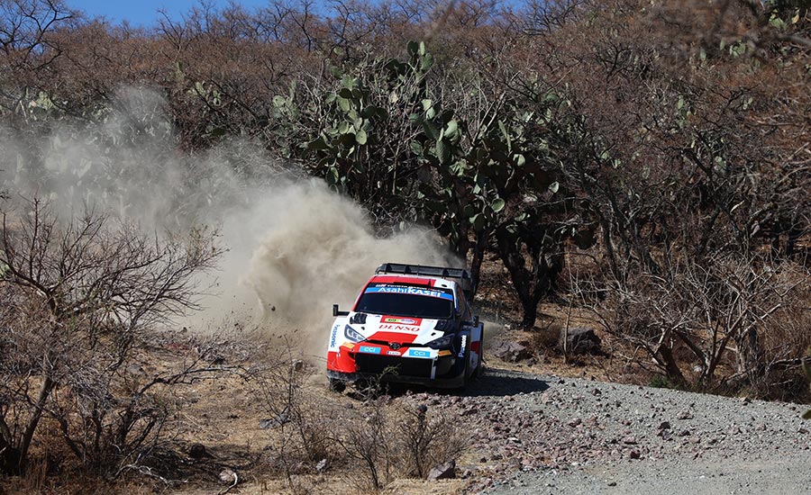 WRC Rally Mexico: Rovanperä en Lappi delen snelste tijd in Shakedown