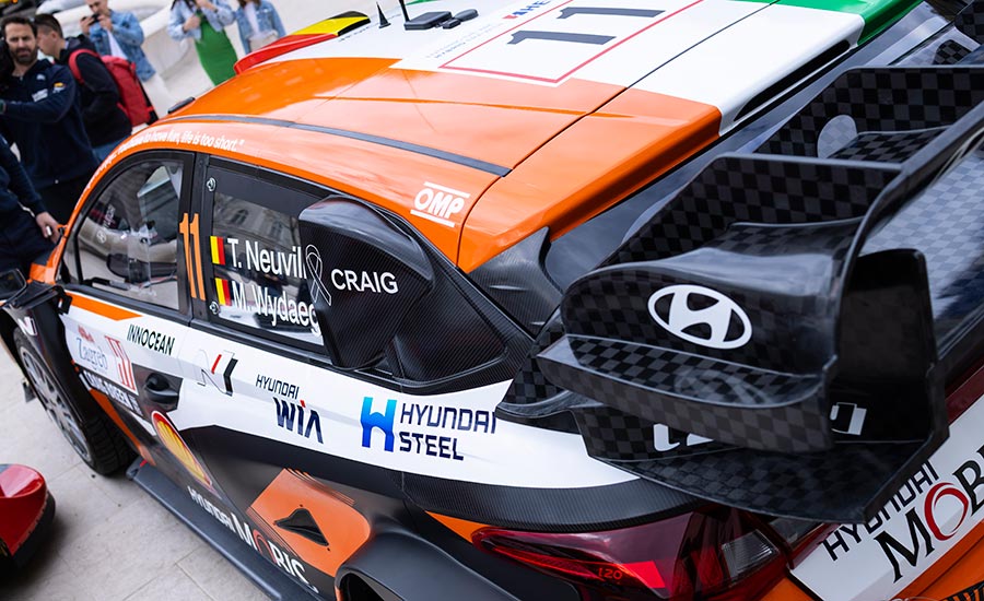Hyundai presenteert speciale livery voor Breen