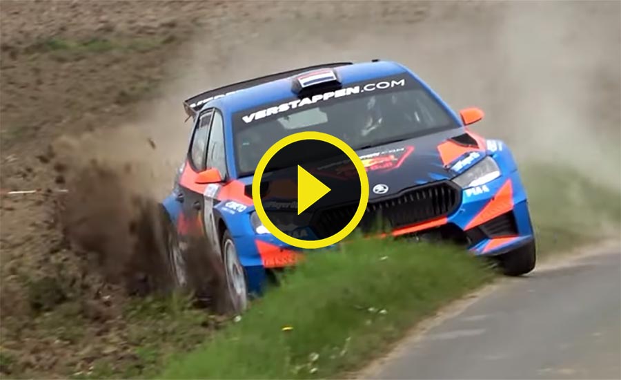 Monteberg Rally 2023 (VAS) - Best of - Jos Verstappen foutje Skoda