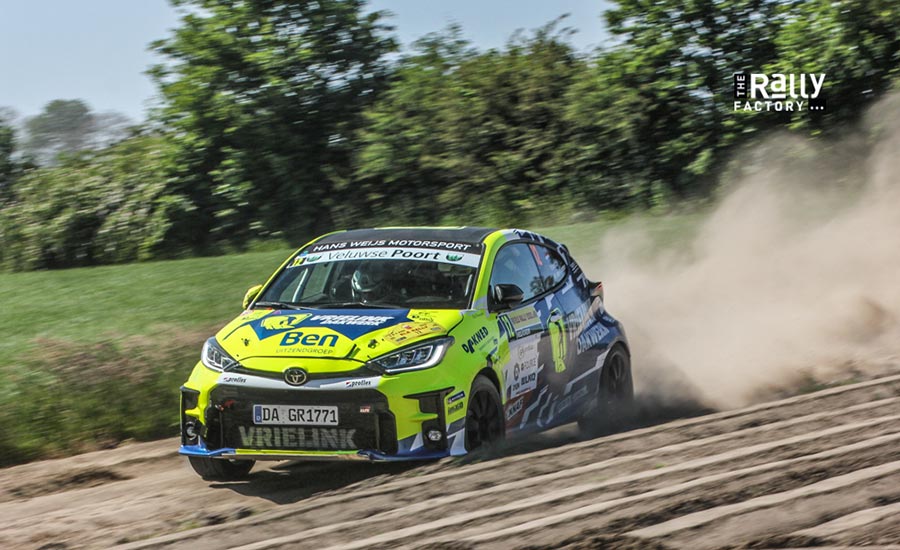 Vrielink P7 algemeen & winnaar GR Yaris Challenge in ELE Rally