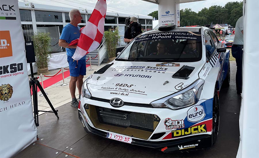 Zware crash De Jong in GTC Rally: 'Ik was misschien iets te optimistisch'