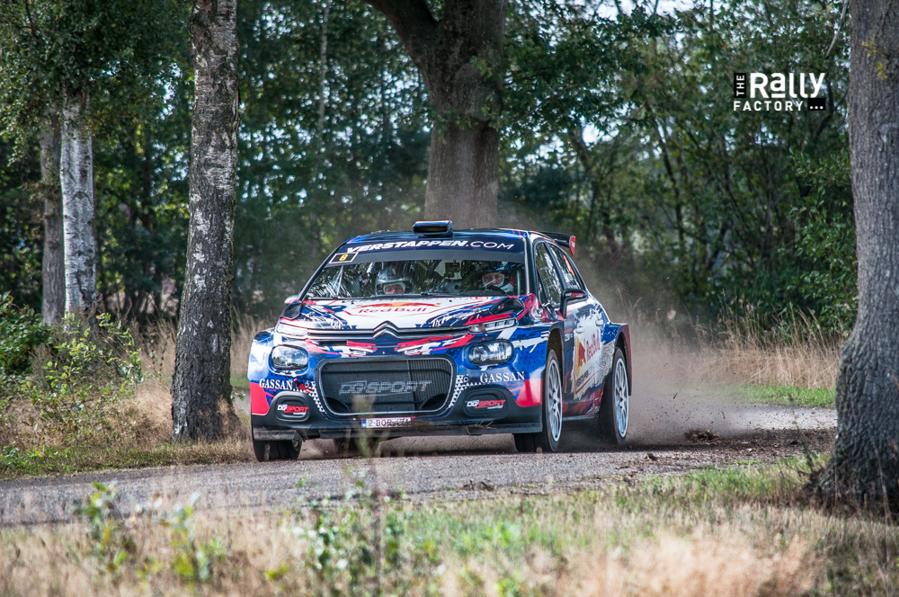 Jos Verstappen & Mark van Eldik aan de start in Hellendoorn Rally 2023