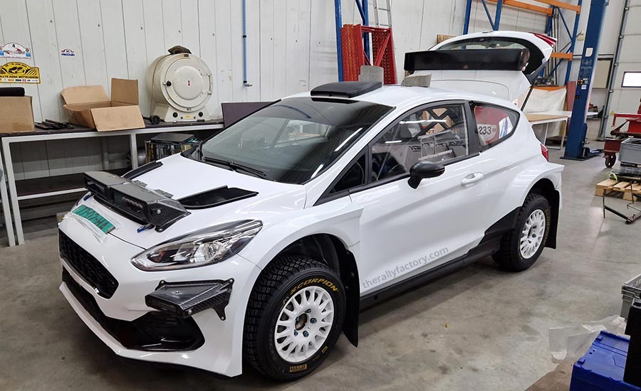 De nieuwe Ford Fiesta Rally2 van Kobus Tuning