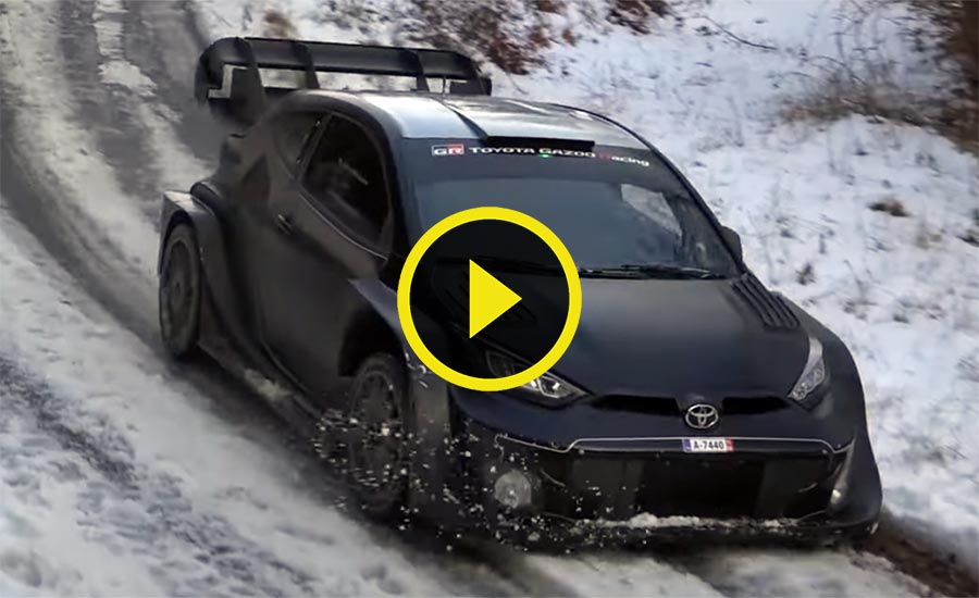 Test Ogier (Toyota GR Yaris Rally1) - WRC Rally Monte Carlo