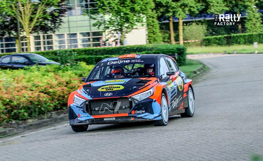 Kevin van Deijne werd voor de vierde keer tweede in zijn thuisrally, de ELE Rally Kevin van Deijne werd voor de vierde keer tweede in zijn thuisrally, de ELE Rally