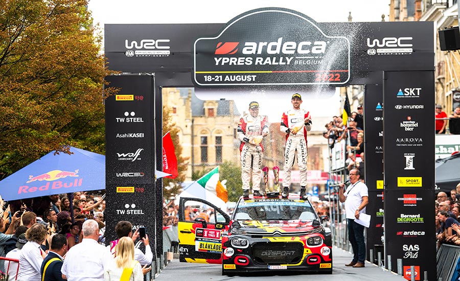 Last-minute Ypres Rally 2024-inschrijving voor Lefebvre