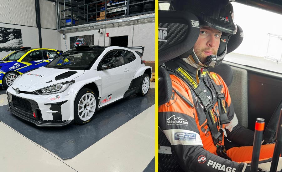Potty met Toyota GR Yaris Rally2 in Ypres Rally