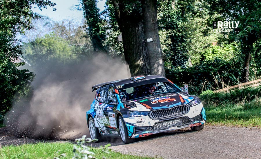 Ten Brinke aan de start in Hellendoorn Rally 2024