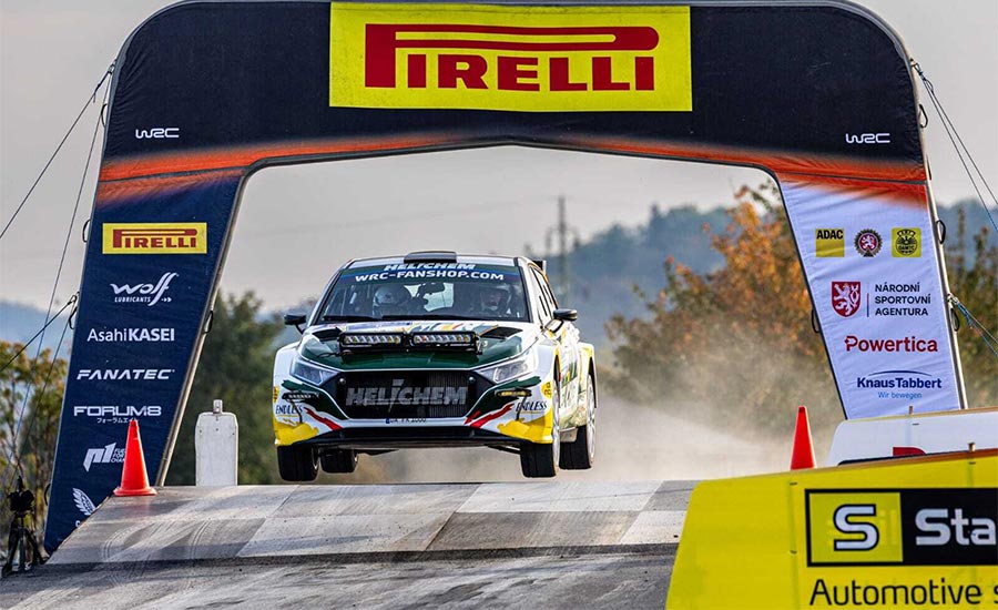 Mooi resultaat voor rallyrijder Henk Vossen in WRC Central European Rally