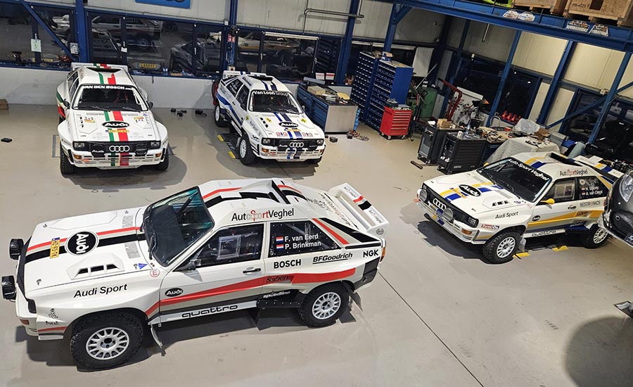 Erik van Loon gaat voor winst met Audi S1 Quattro in Dakar Classic