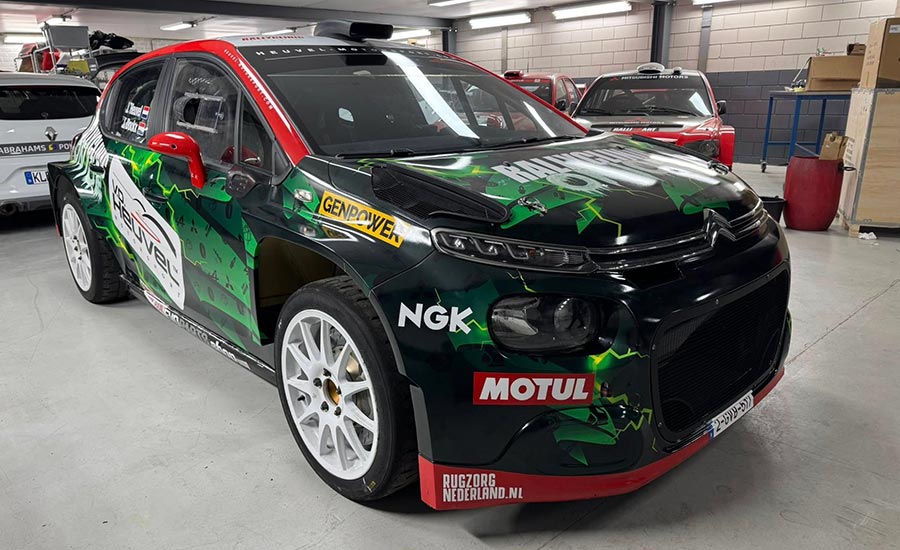 Nieuwe auto voor Heuvel Motorsport: Citroën C3 Rally2