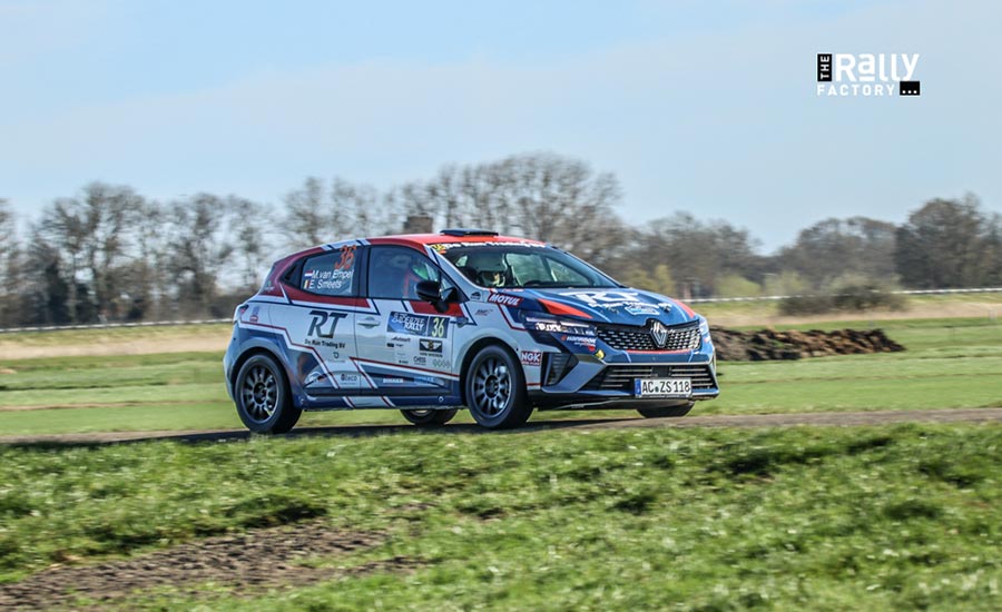 Overbeek (Rally3/4) en Van Empel (Rally5) winnaars Clio Rally Trophy NL in Zuiderzee Rally