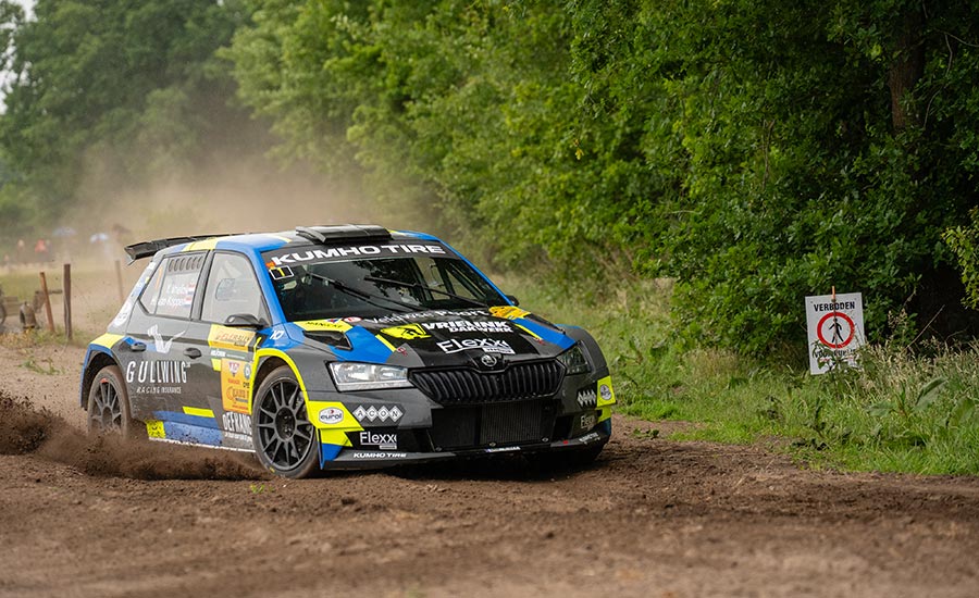 Derde plaats in onverwacht sterke ELE Rally voor Vrielink
