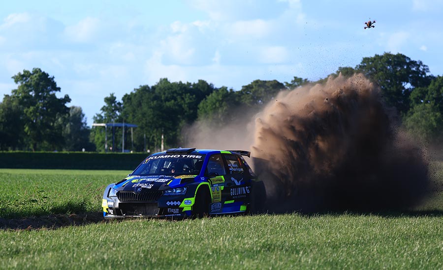 ELE Rally 2025 - ONRK-winnaars Yannick Vrielink en Harm van Koppen, Skoda Fabia Rally2 Evo