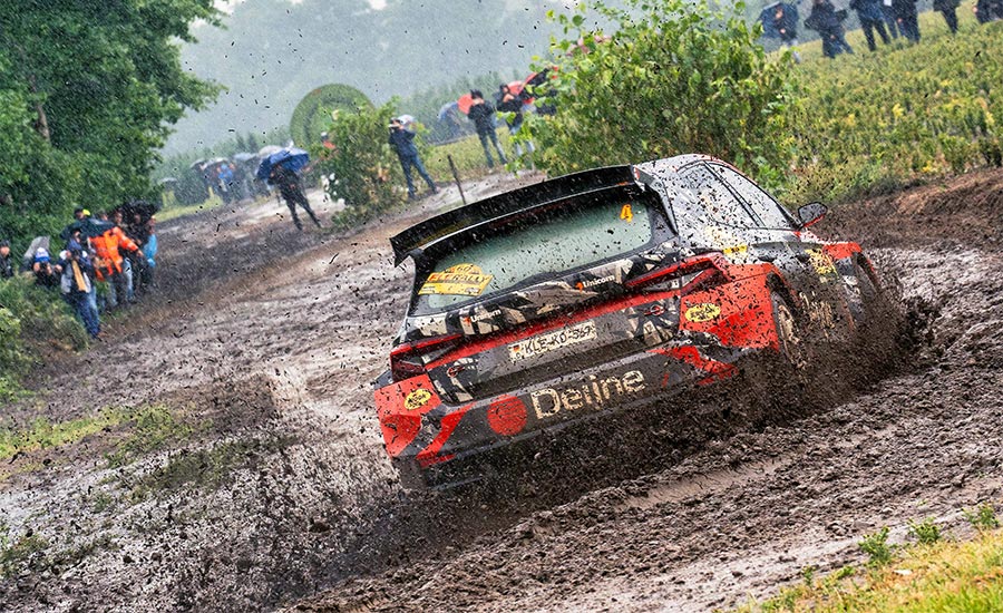 Van Deijne tevreden ondanks lekke band in ELE Rally