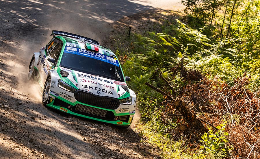 Basso pakt ERC Rally Roma-zege voor Mabellini, top 6 binnen 16,1s